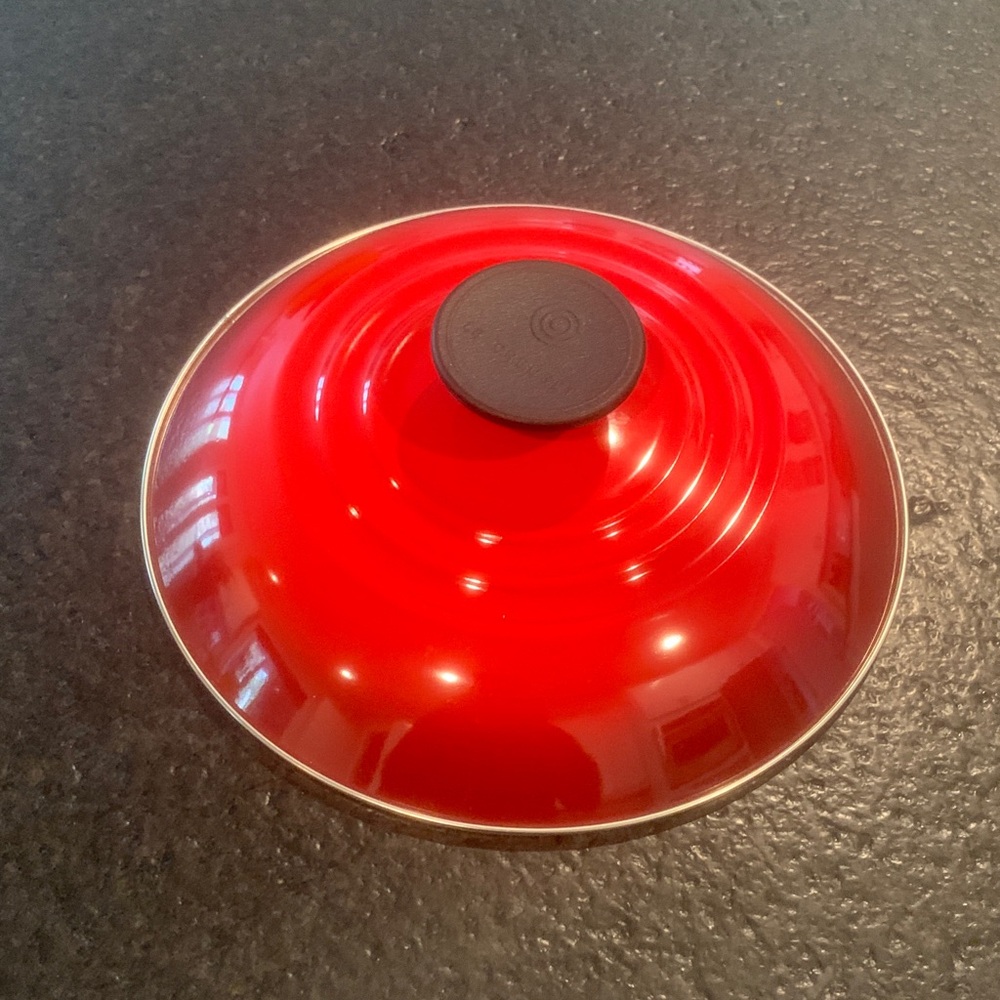 Le Creuset - Red (Cerise) Stock Pot Lid